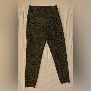 GAP Animal Print Leggings - Green and Black